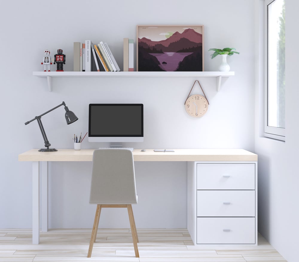 Contemporary Home Computer Desk